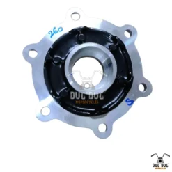 Royal Enfield RAT00052A Sprocket Carrier GT 650 Black Wheel Hub Rear View
