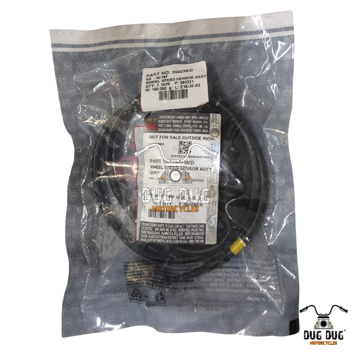 Royal Enfield 594238D Wheel Speed Sensor Interceptor GT 650