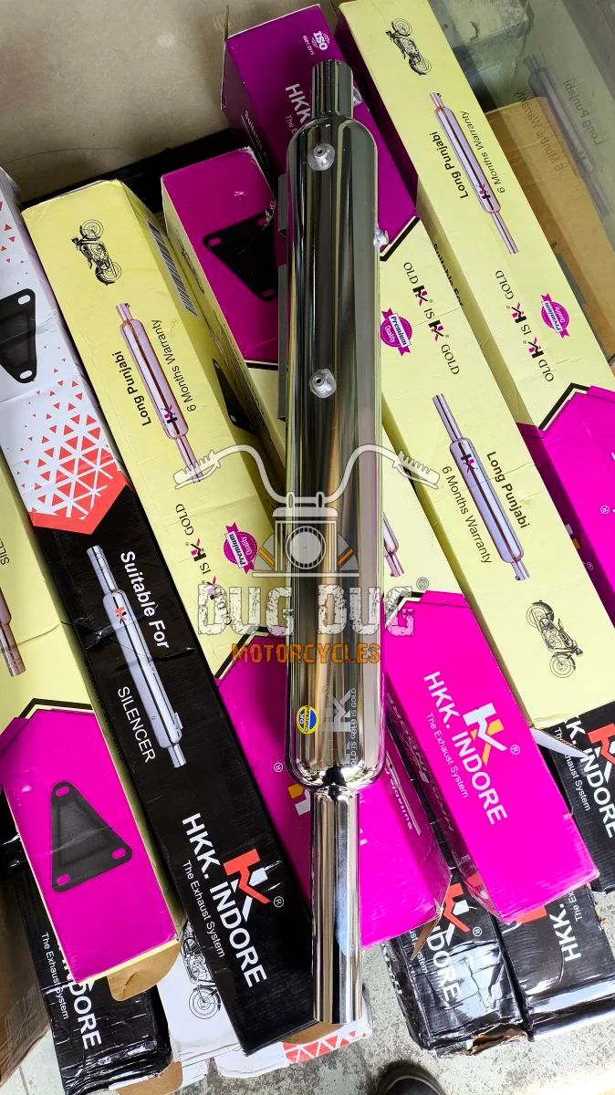 HKK 45mm Long Punjab Small Mouth Silencer for Bullet Standard 350