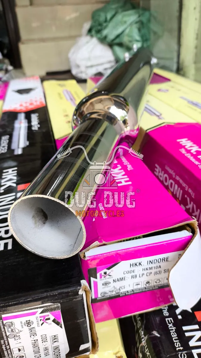HKK 57mm Long Punjab Big Mouth Silencer side profile