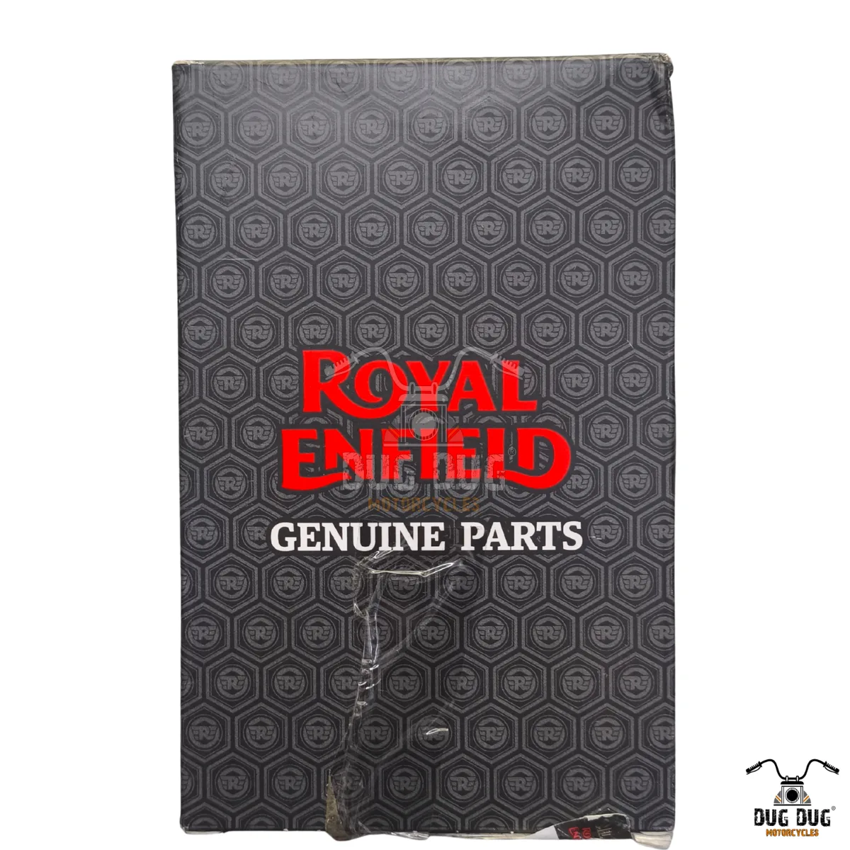 Royal Enfield Brake Shoe Kit with Spring for Classic 350 genuine parts box