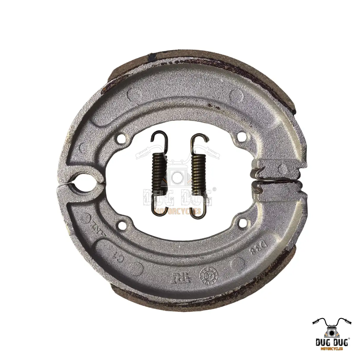 Royal Enfield Brake Shoe Kit with Spring for Classic 350 rear view