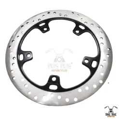 Royal Enfield Front Disk Plate for Classic 350 front view with drilled braking surface