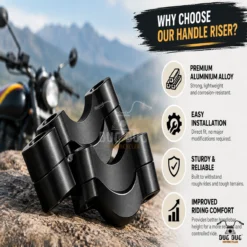 Royal Enfield Guerrilla 450 Handlebar Riser Benefits and Features