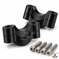 Royal Enfield Guerrilla 450 Handlebar Riser Clamps with Four Mounting Bolts
