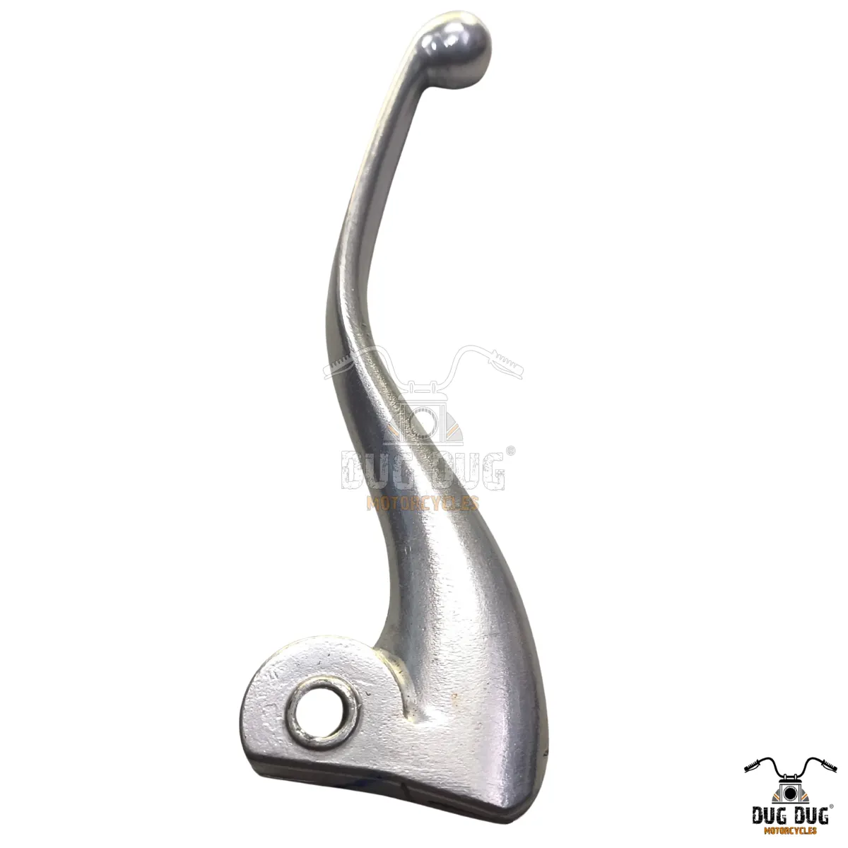 Royal Enfield Clutch Lever for Hunter 350 silver polished vertical view