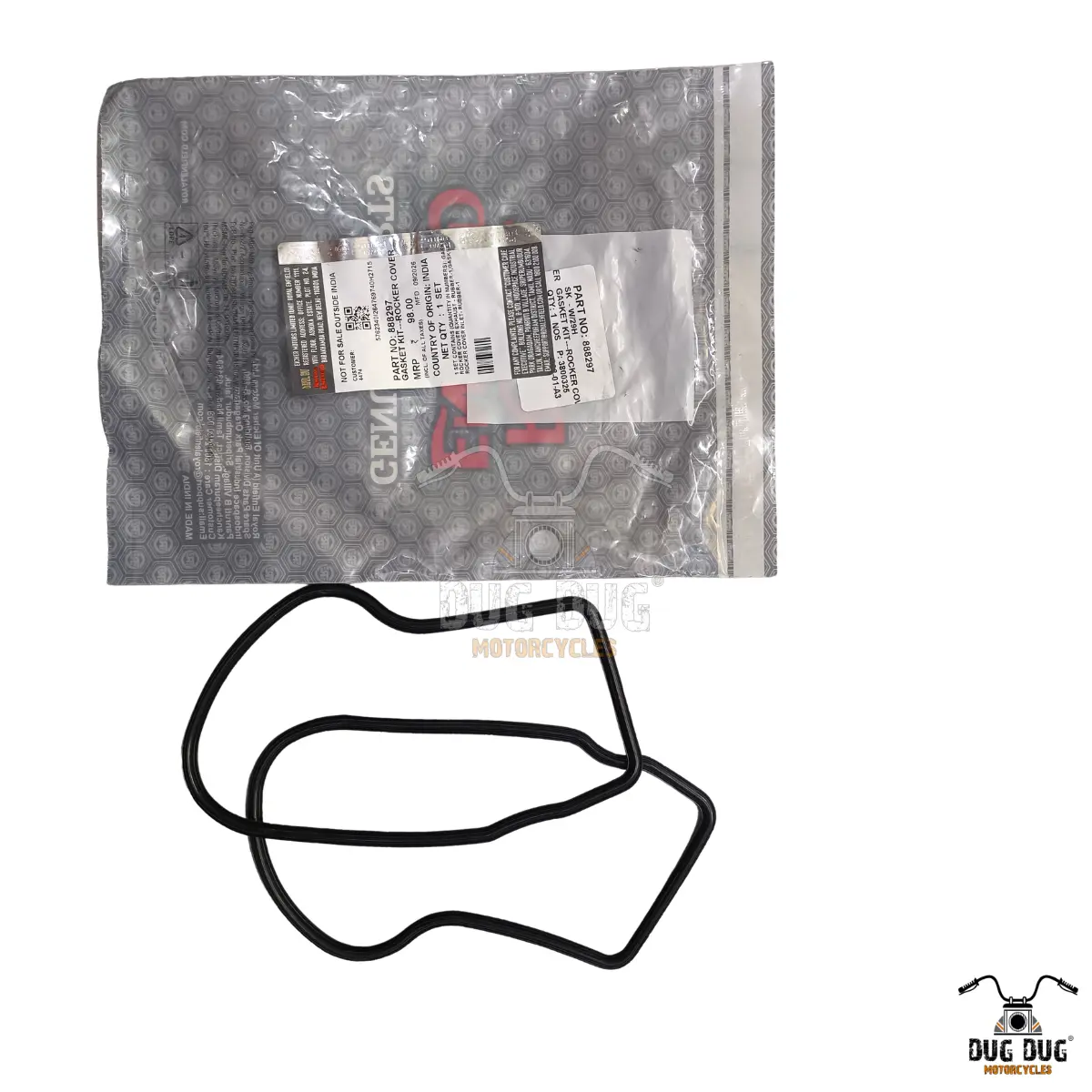Royal Enfield Rocker Cover Seal Gasket Kit with original packaging